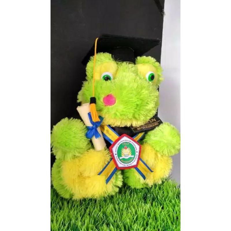 BONEKA WISUDA KEROPI 30 CM FREE AKSESORIS / BONEKA KEROPI WISUDA TERMURAH TERLARIS