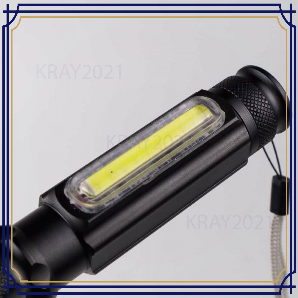 TaffLED Senter LED Lantera USB T6 + COB 2300 Lumens - WY8106