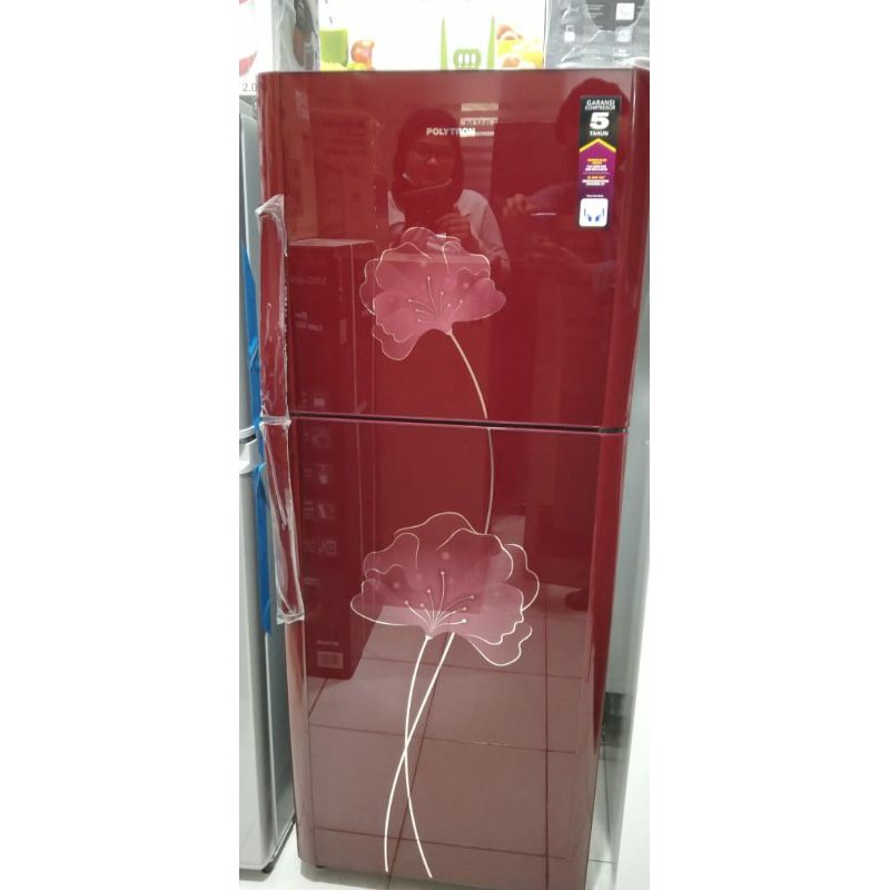 POLYTRON PRM 21BN KULKAS 2 PINTU NEW BELLEZA PRM21BN