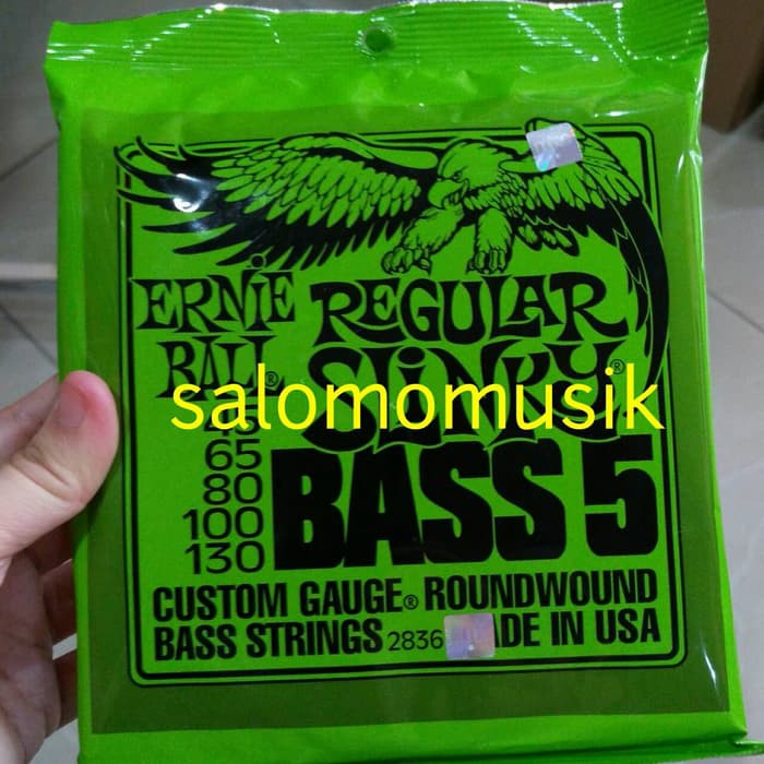 Diskon senar ernie ball BASS 5 reguler slinky ORIGINAL