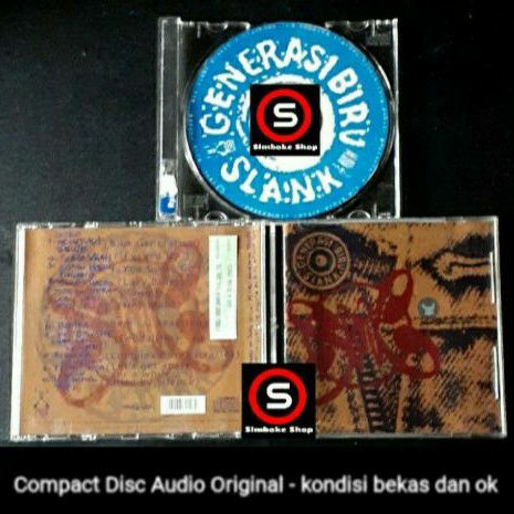 Slank - album Generasi Biru ( Cd Audio original - kondisi bekas dan ok )