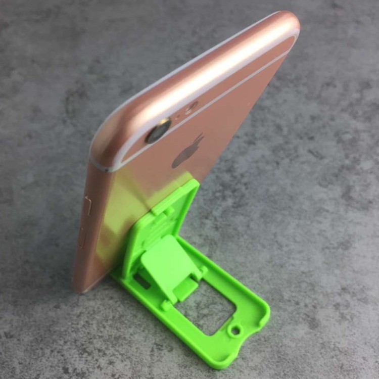 Stand Holder Smartphone Tipe U Bahan Silikon Warna Acak