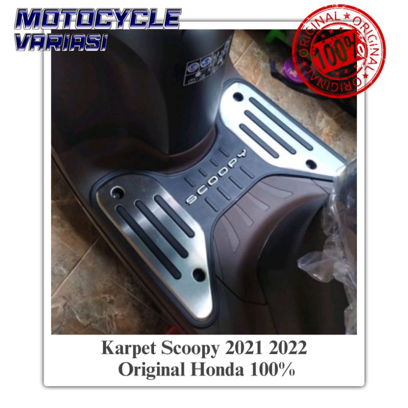 Karpet Scoopy 2021 2022 Karpet Pijakan Kaki New Scoopy 2021 2022 Original Honda