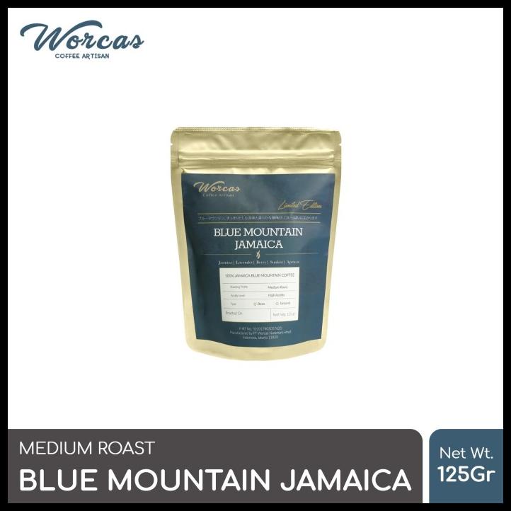 

DISKON TERBATAS !!! WORCAS ARABICA COFFEE BLUE MOUNTAIN JAMAICA 125GR MEDIUM ROASTED TERLARIS