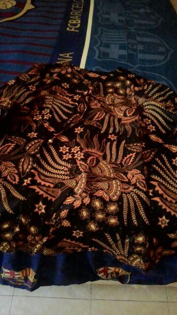 Sb Atasan Batik Kerja Solo Sogan New Gendis Blus Lonceng Murah