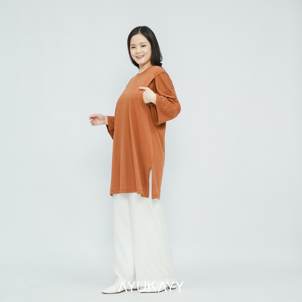 [ BUSUI ] Kaos Polos Menyusui Friendly Lengan 7/8 Ayukayy