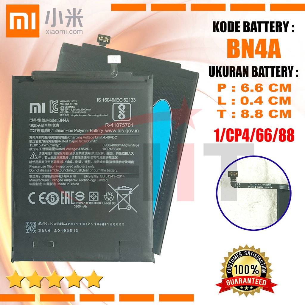 Baterai Battery Original BN4A Xiaomi Redmi Note 7 / Note 7 Pro