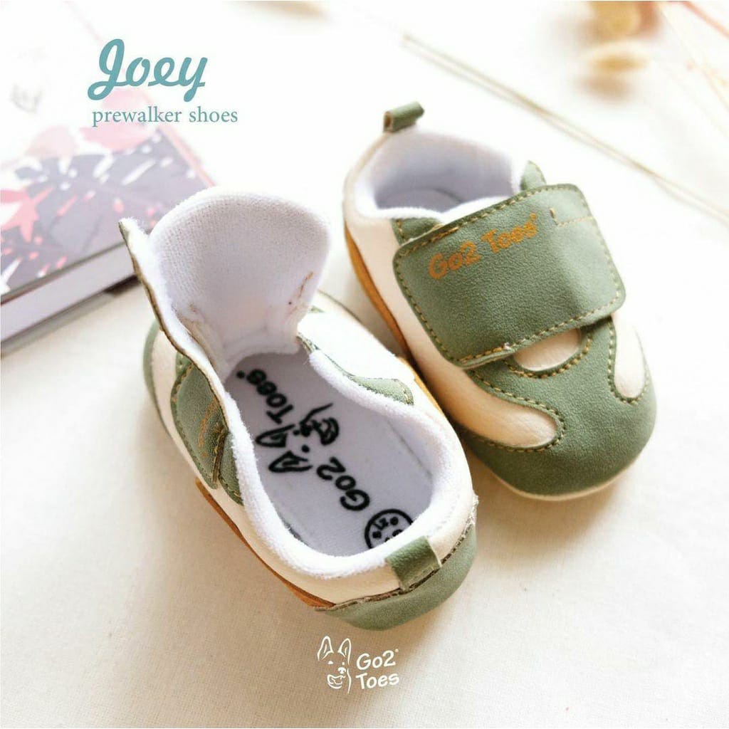 Go2 toes Joey Green - Sepatu Bayi G2T-JOEY