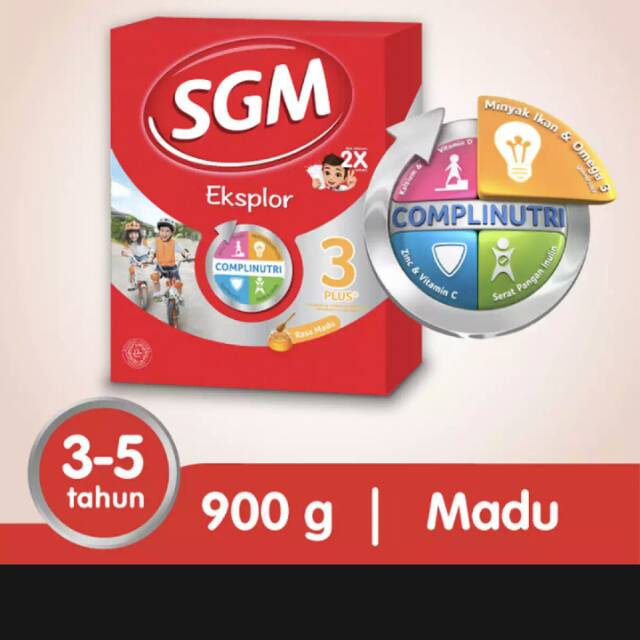 

SGM Eksplor 3+ Madu 900g