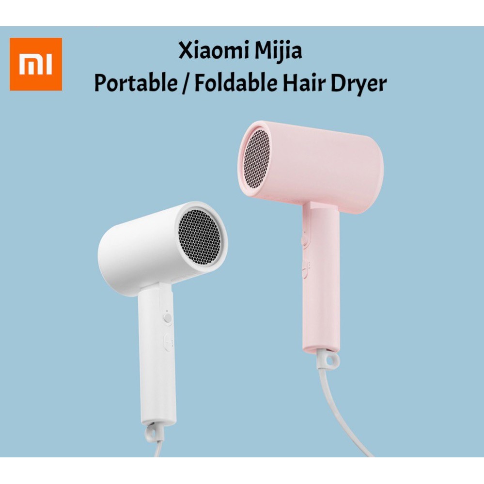 XIAOMI MIJIA Anion Portable Foldable Hair Dryer 1600W - CMJ02LXW - Hair Dryer Portable Travelling