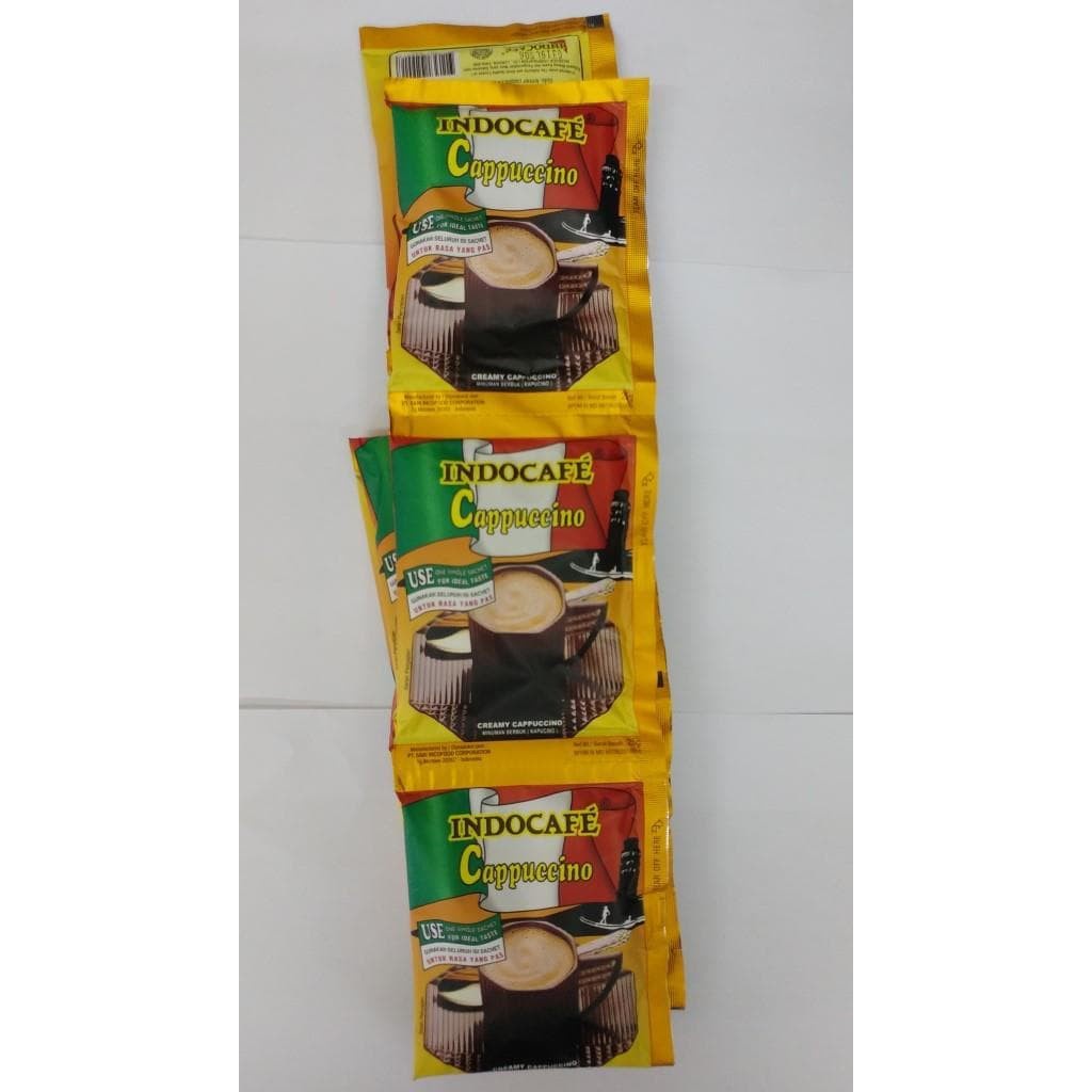 

kopi indocafe cappucino 25grx10scht jual per renceng