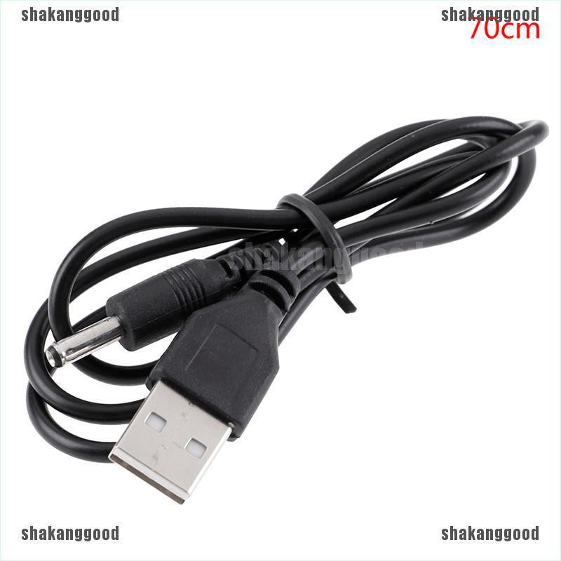 Skid 1Pc Kabel Power Konektor Charger USB A Male Ke DC 3.5x1.35mm