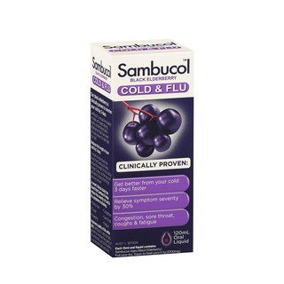 Sambucol Black Elderberry 120ml/Sambucol/Obat Flu dan Batuk/Obat Flu