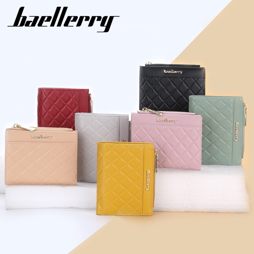 BAELLERRY NR086 Dompet Wanita Kecil Bahan Kulit PU Leather Premium WATCHKITE WKOS