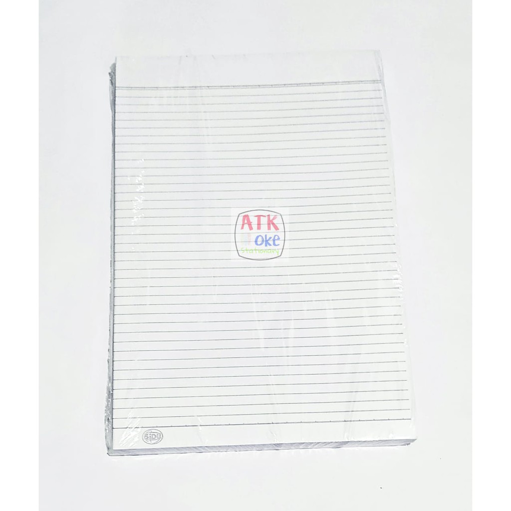 

Sidu Kertas Double Folio Bergaris (100 Lembar)