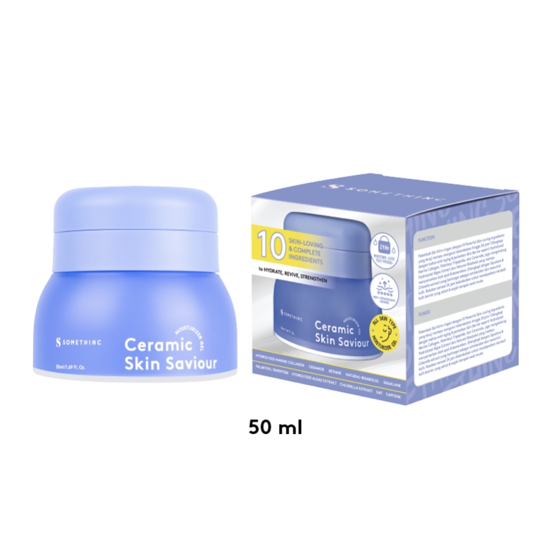 Somethinc Ceramic Skin Saviour Moisturizer Gel 25ml 50ml Pelembab Wajah