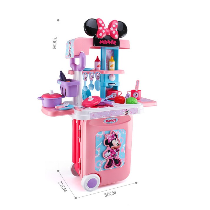 [Dunia Anak] Mainan Troli Kitchen Set Disney Minnie