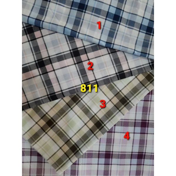 KAIN KATUN JEPANG MOTIF KOTAK