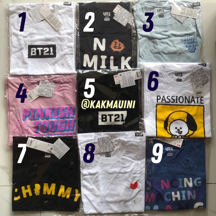 BT21 x Uniqlo Shirt