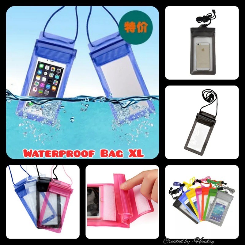 Casing Case HP Handphone Smartphone Waterproof Bag Anti Air Termurah By Myshopbdg22