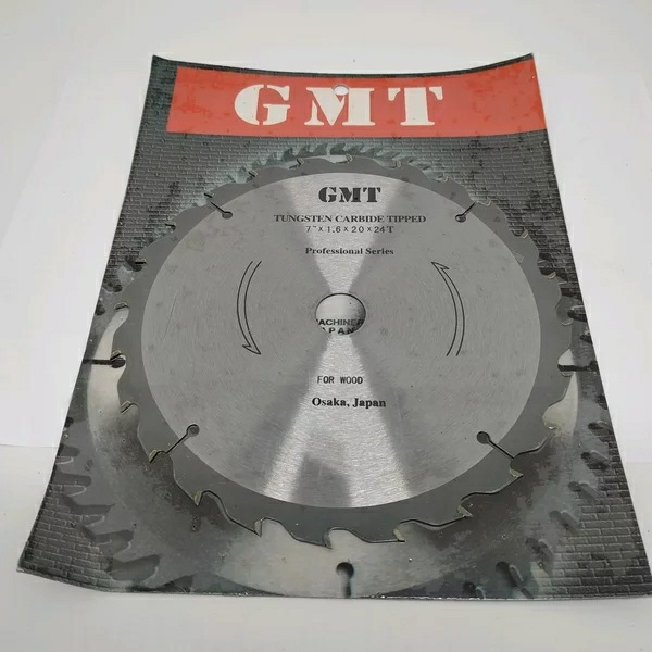 Circular Saw Blade GMT 7 x 24T Tipis Mata Gergaji Mesin Potong Kayu