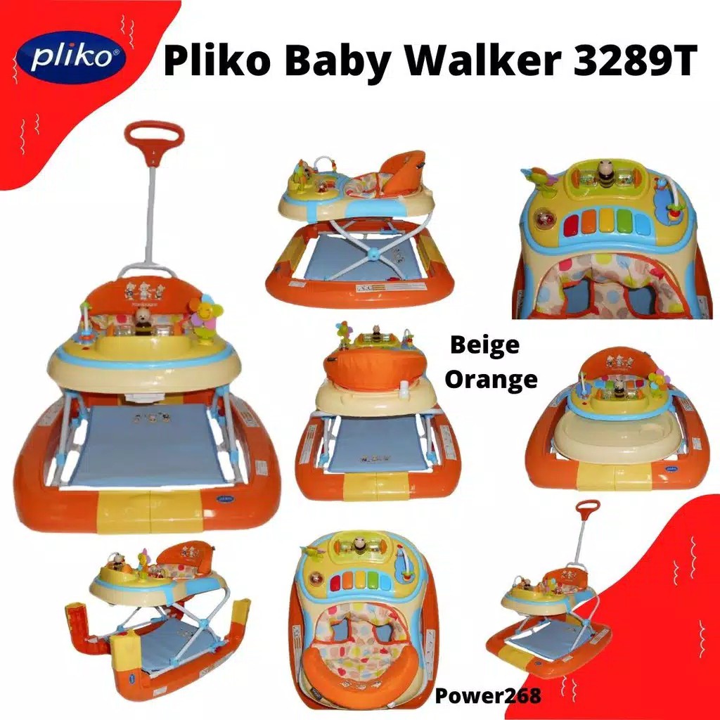 PLIKO BABY WALKER- 3289T alat bantu jalan baby