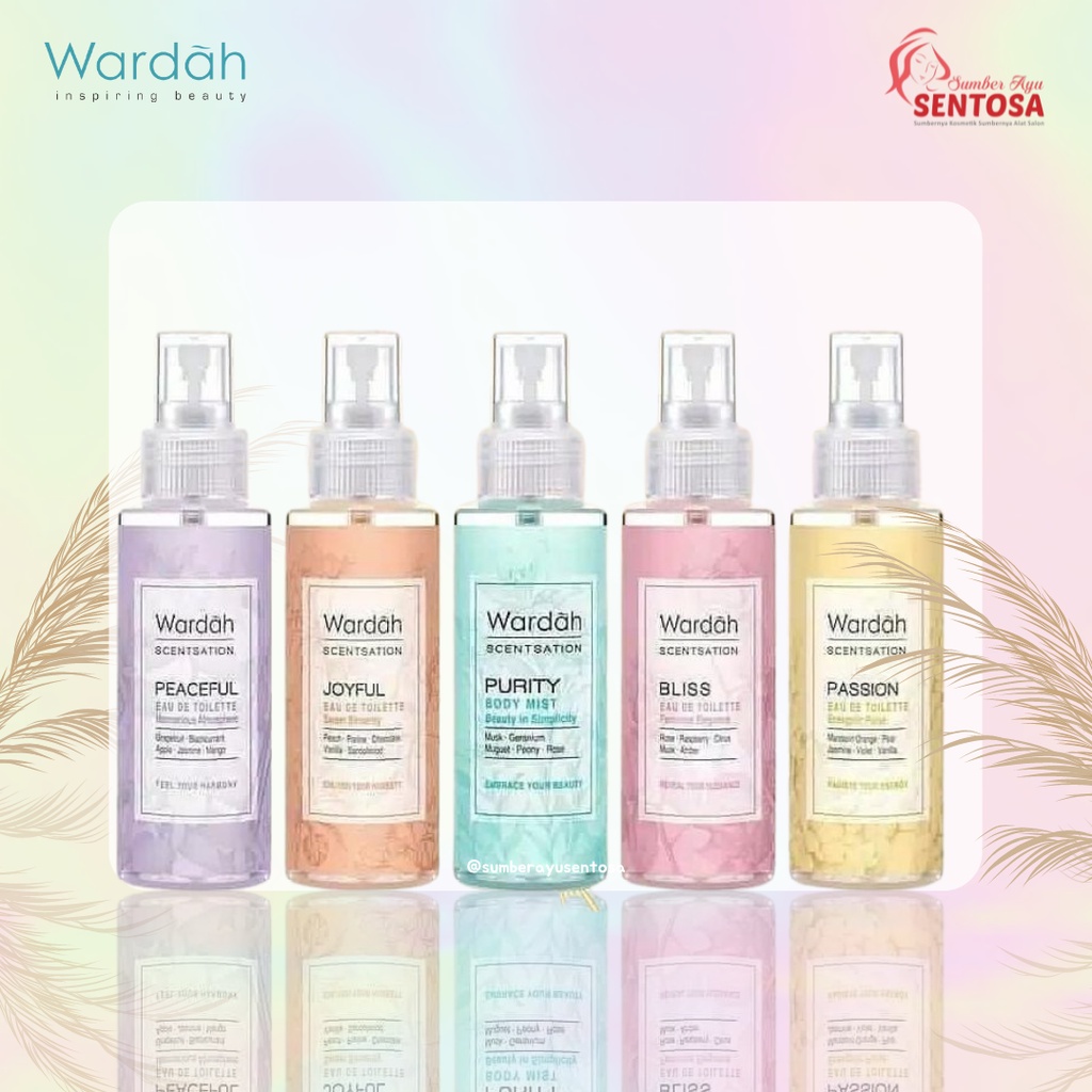 WARDAH SCENTATIONS BODY MIST 100ML