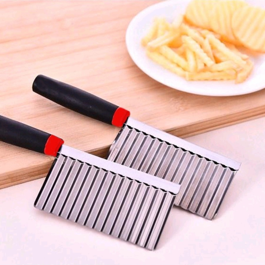 Pisau Gelombang / Pisau buah dan sayur / Pisau Dapur / Penghias Makanan