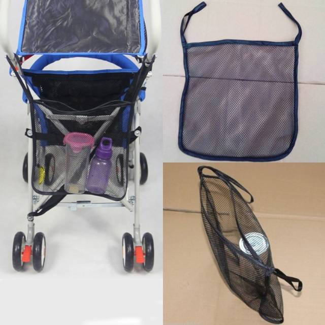 Tas stroller / tas jaring penyimpanan barang stroller / baby stroller storage bag