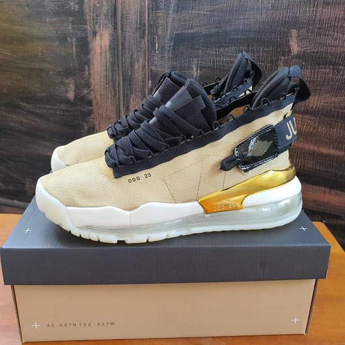 ⭐⭐ PRODUK BAGUS SEPATU BASKET WANITA⭐⭐ NIKE JORDAN PROTO MAX 720 - BLACK GOLD - PREMIUM STOK
