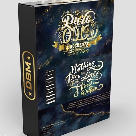 Pure Gold Procreate Brushset