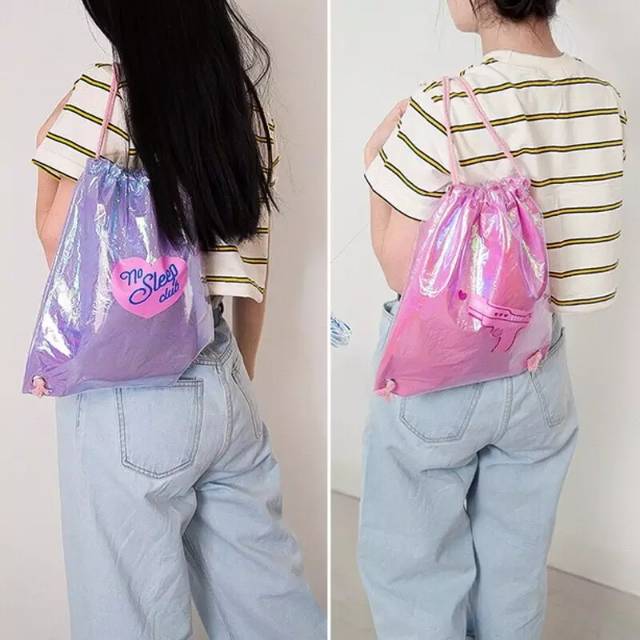 Bentoy Tas Ransel Serut Hologram