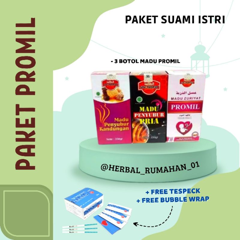 Paket Promil Madu Suami Istri / Buah Zuriat Promil / Buah Zuriat / Paket Buah Zuriat / Buah Zuriat P