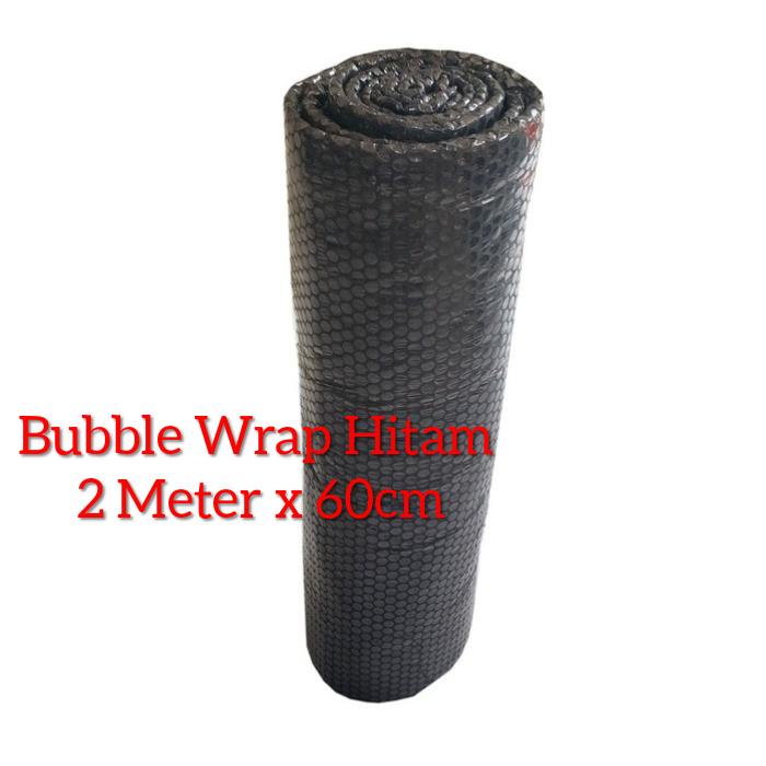 

Bubble Wrap Hitam 2 Meter x 60cm - Plastik Gelembung