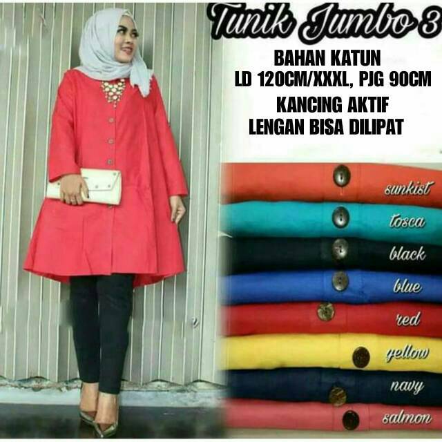 Tunik Jumbo 3 Katun