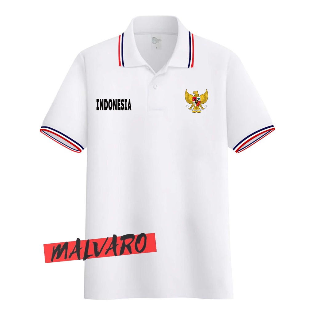 MALVARO Polo Shirt / Polo List / Kaos Kerah Pria / Kaos Polo / Tshirt Pria N-4 (CL)