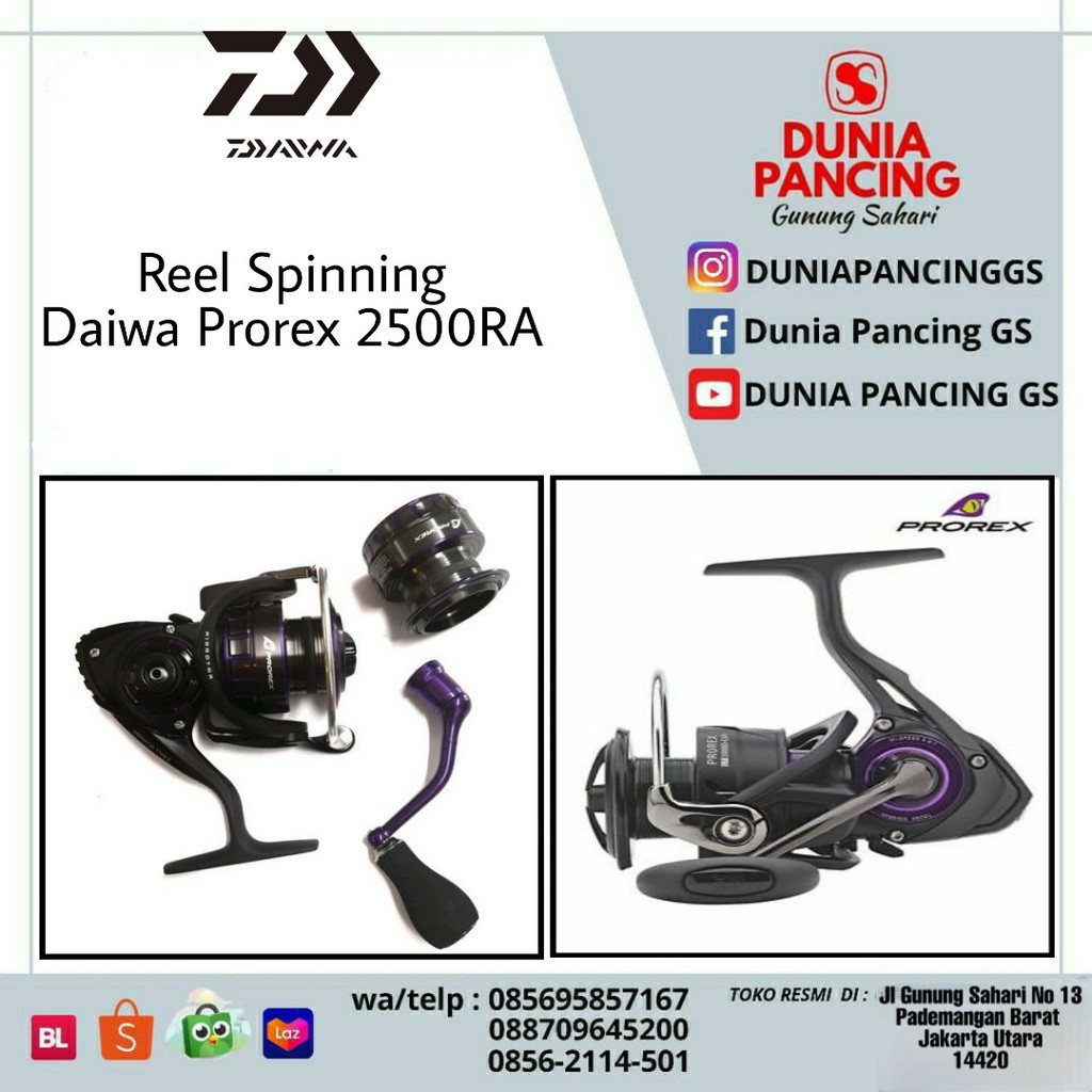 Reel Spinning Daiwa Prorex 2500RA