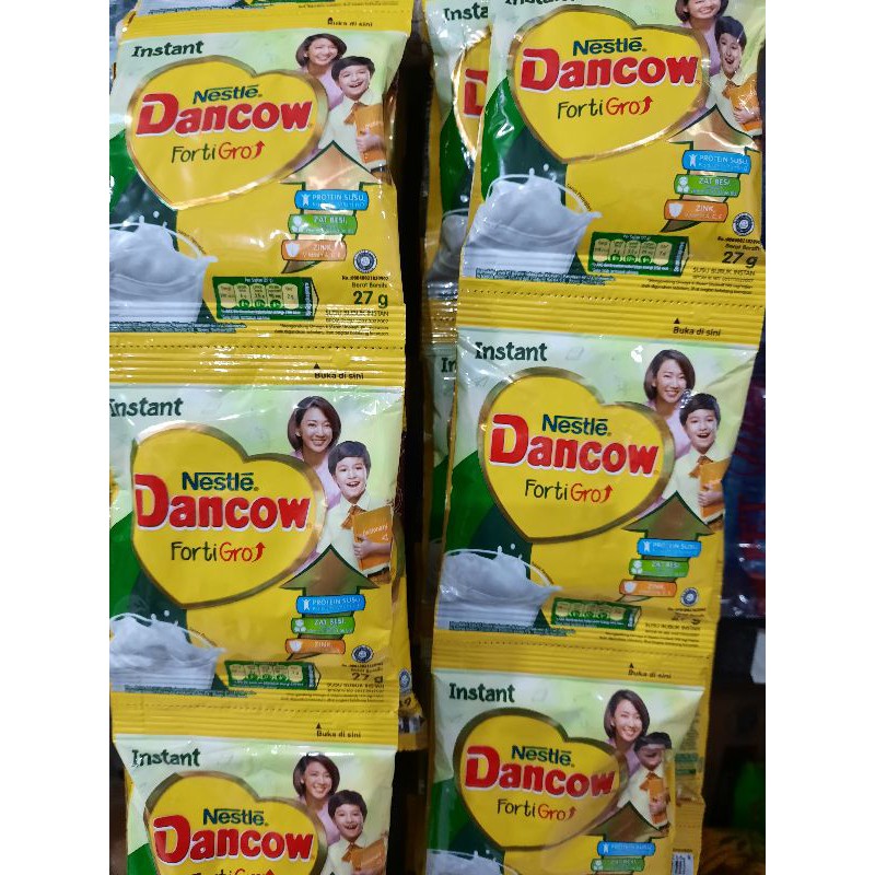 

DANCOW FORTIGRO BARU PUTIH SACHET RENCENG 10 PCS 26 GR