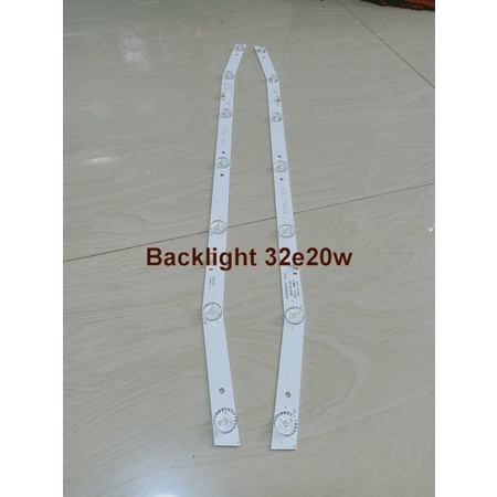BL Backlight Coocaa 32E20W - 32E20 Lampu TV led Coocaa 7 kancing 3V harga satu set