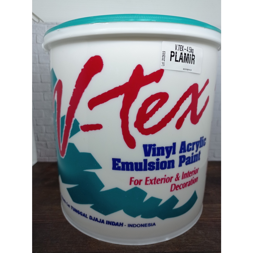 Plamir Tembok V-tex Galon 4.5 kg