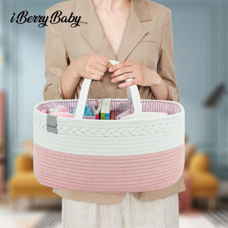 iBerry My Size Caddy Bag / Diaper Bag / Tas Perlengkapan Bayi With Removable Flap