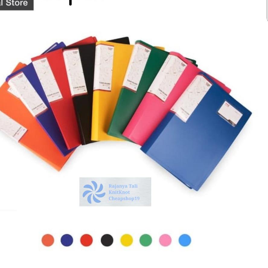 

TerkiniClear holder 60 / Dokumen Keeper Pocket folio (F4) INTER X Folder One