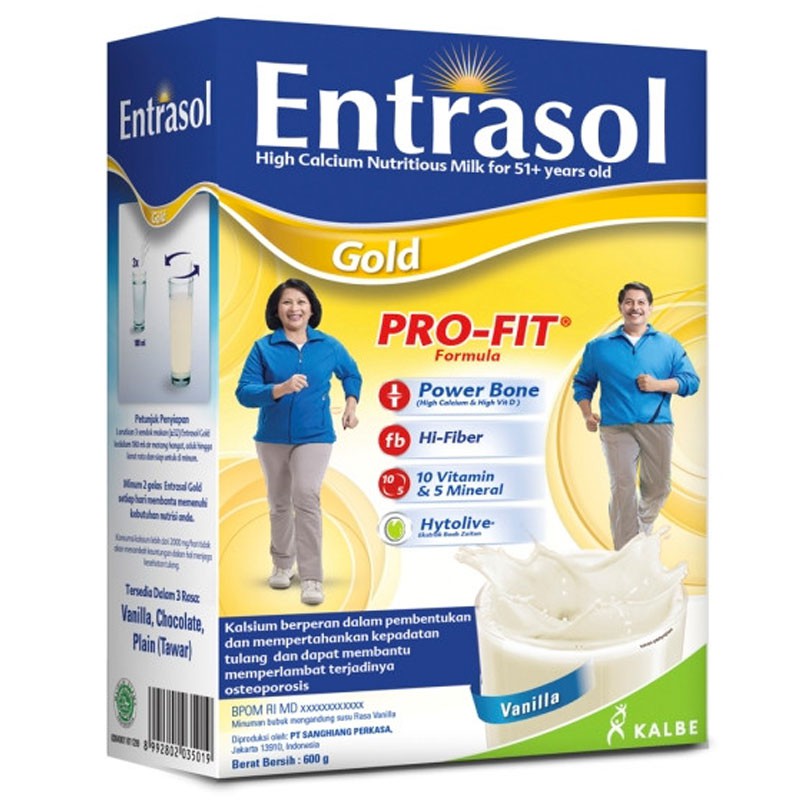 

ENTRASOL GOLD 600MG (VANILA)