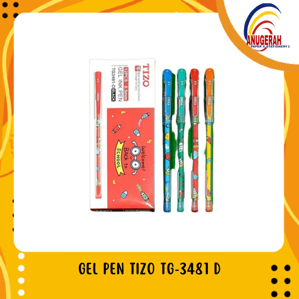 

BOLPOIN GEL PEN TIZO TG-3481-D