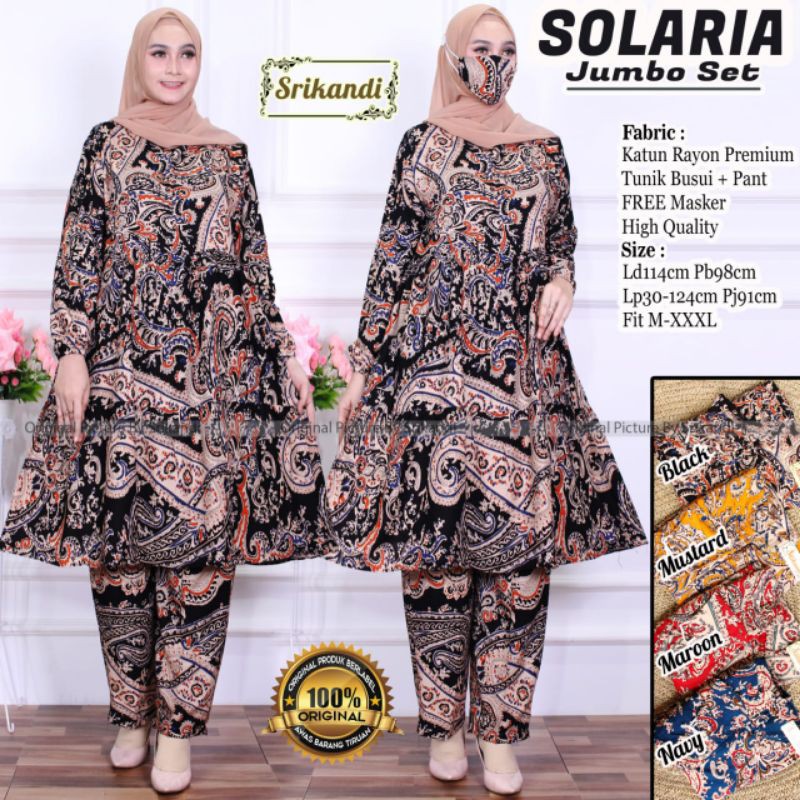 Best Seller Solaria Jumbo Set By Srikandi