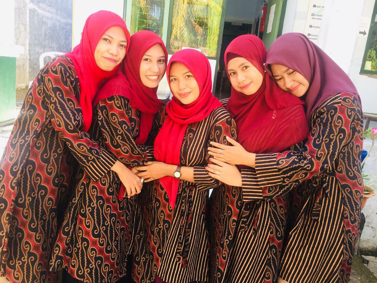 Tey-17 Batik Wanita Asj Sa Hrb026 Kenongo Kemeja Tosca Pendek