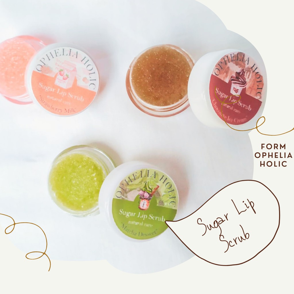 Sugar Lip Scrub Natural from Ophelia Holic