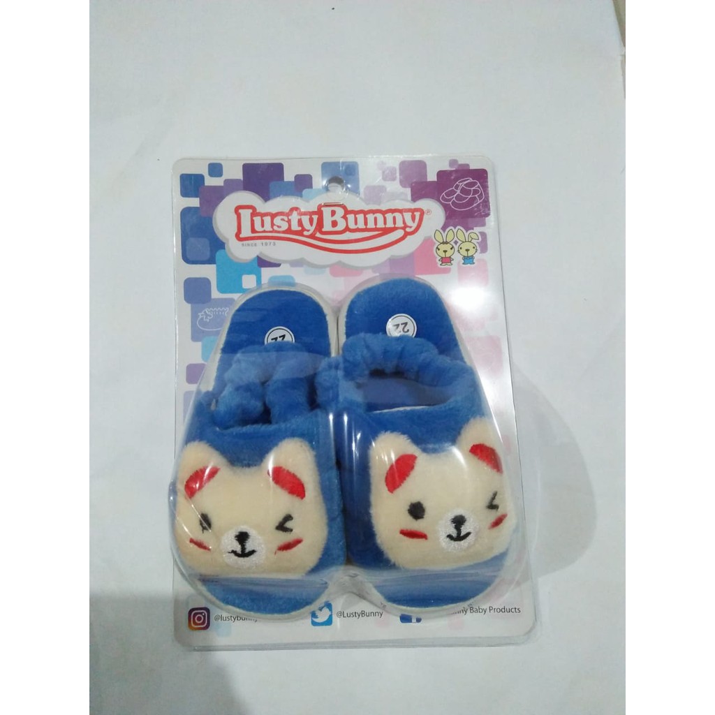 LUSTY BUNNY SEPATU SENDAL BULU LUCU FASHION BEST SELLER PS9721