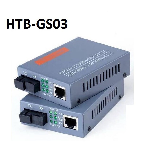 Netlink HTB-GS03 Gigabit Media Converter Fiber Optic 10/100/1000 Mbps htb gs03