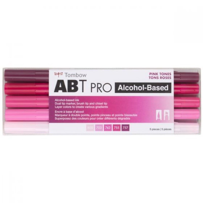 

Tombow ABT Pro, Pink Tones Set 5